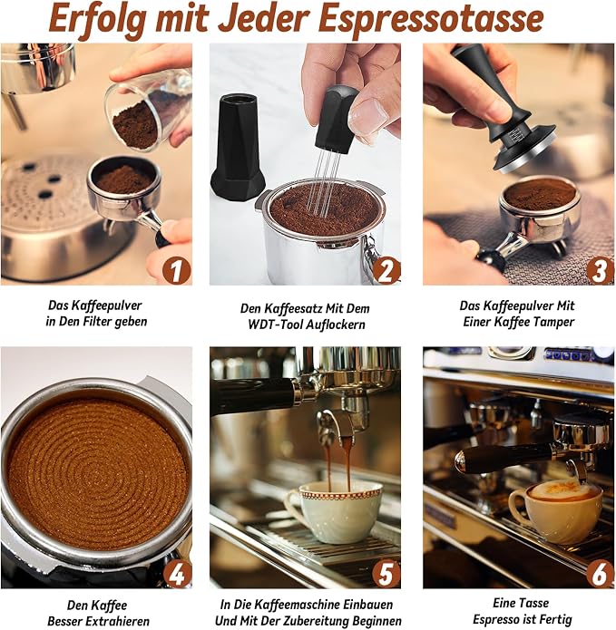 58mm Espresso Accessories Kit, Espresso Tamper Tools, 58mm Tamper - Image 3