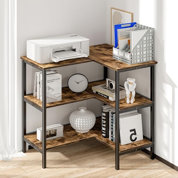 VECELO Corner Cabinet Table - Image 3