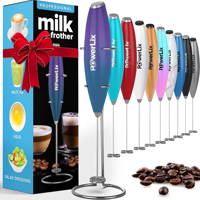PowerLix Powerful Handheld Milk Frother by POWERLIX