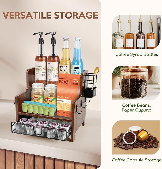 3-Tier Coffee Station Organizer - Image 4