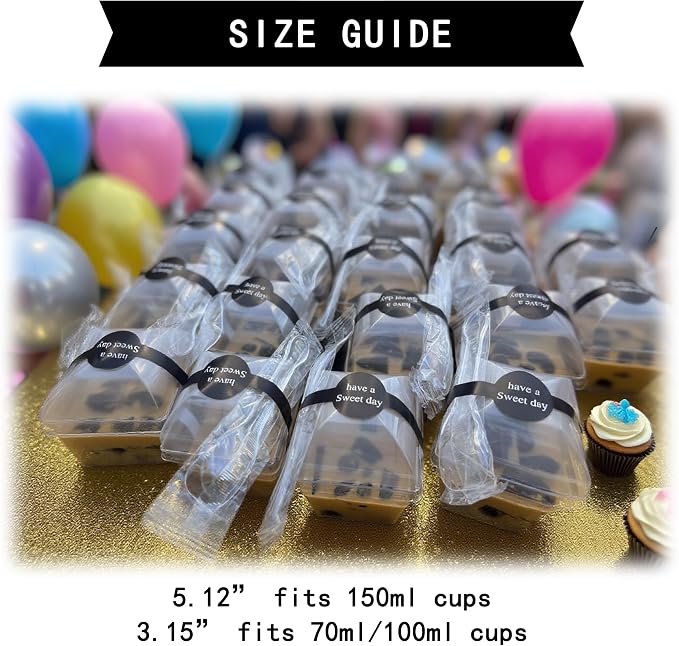 50 pcs Self-Adhesive Dessert Cup Sticker - Image 4