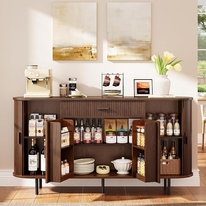 ONBRILL 63“ Sideboard Buffet Cabinet by ONBRILL