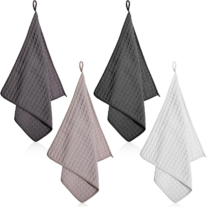 JJUNW 4 Pcs Coffee Cleaning Cloth, Cleaning Coffee Towel, Coffee-Bar Towels by Unknown