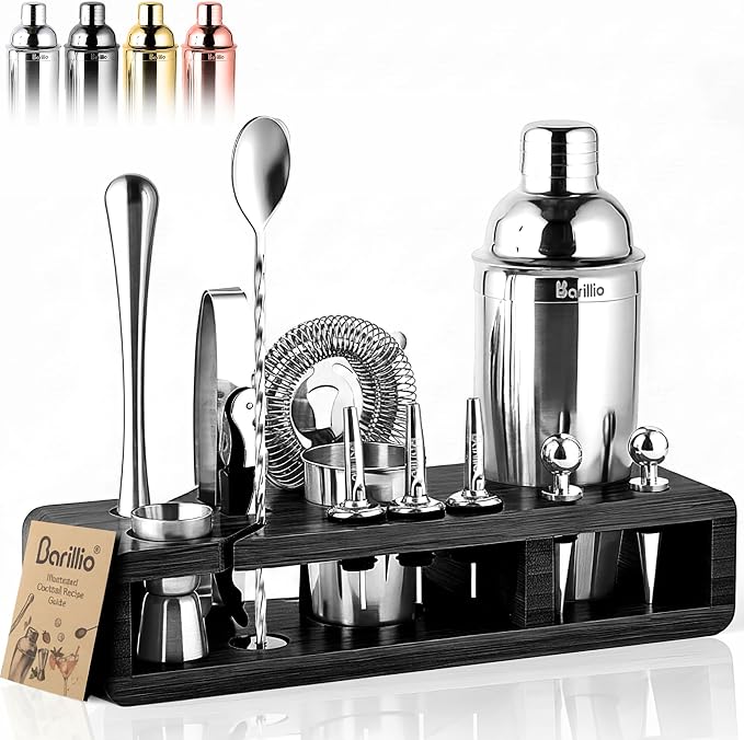 Barillio Silver Bartender Kit by Barillio