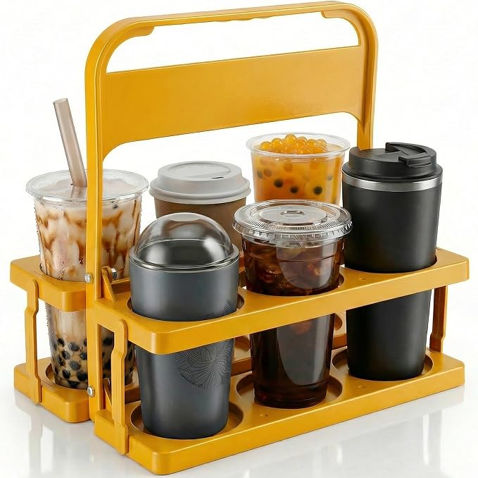 6 Cup Drink Carrier for Delivery by BEABOO