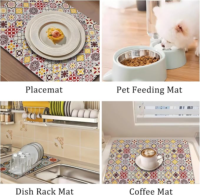 Coffee Mat, 16 x 24 inch Coffee Maker Mat - Image 6