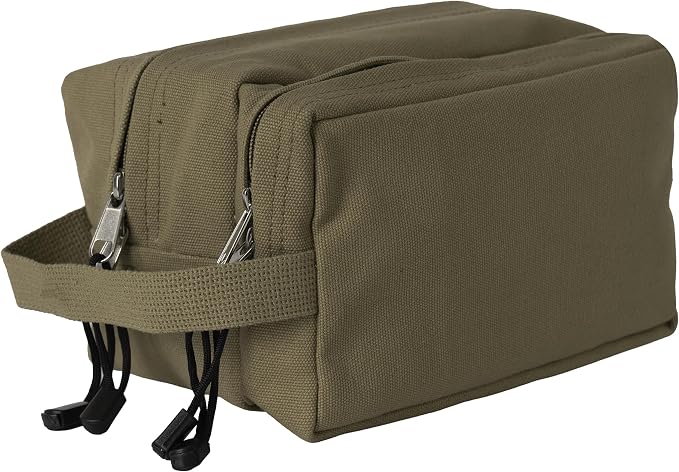 Rothco Canvas Dual Compartment Travel Kit by Rothco