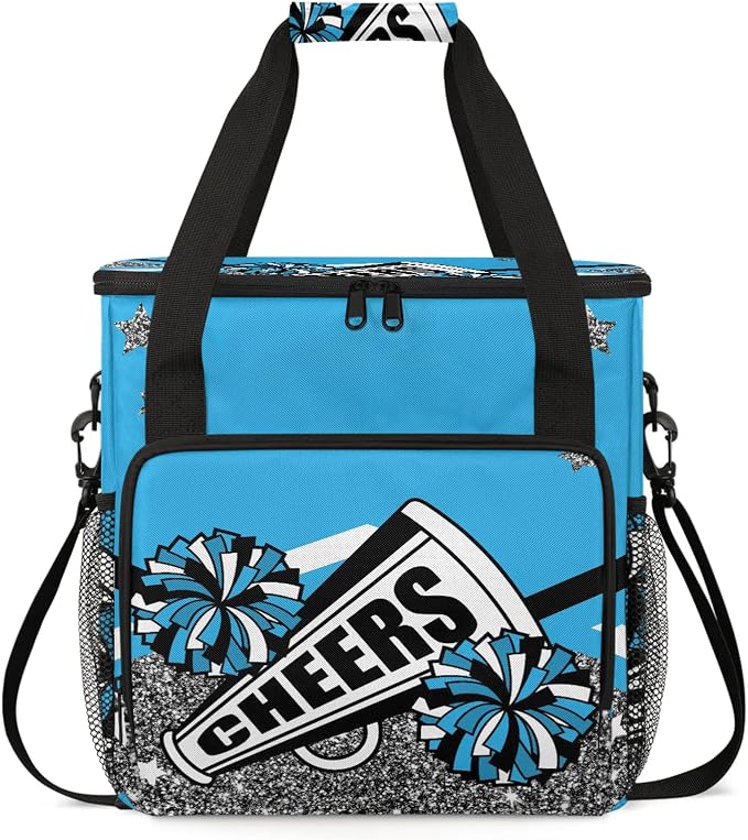 Cheer Themed Coffee Maker Carring Bag, Large Insulated Storage Organizer Case by Home