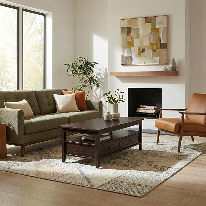 SIMPLIHOME Warm Shaker Coffee Table - Image 4