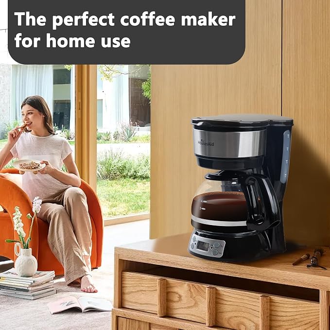 5-Cup Programmable Drip Coffee Maker - Image 7
