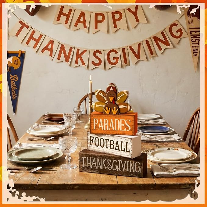 Lineshading 4 Pcs Fall Table Decorations - Image 5
