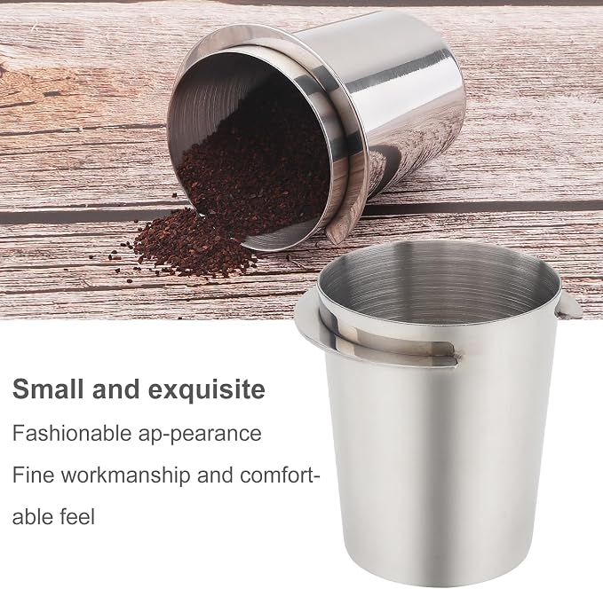 2Pcs 58mm Dosing Cup, Stainless Steel Espresso coffee Dosing Cup Espresso - Image 6