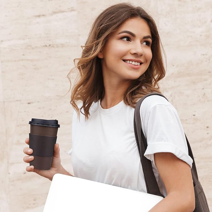 Promora 12 oz Disposable Coffee Cups - Image 8