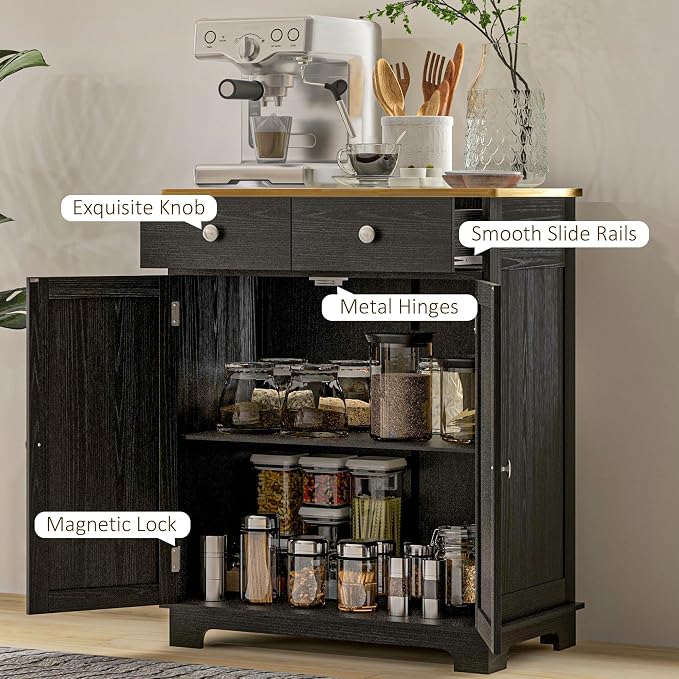 HOMCOM Sideboard Buffet Cabinet - Image 7