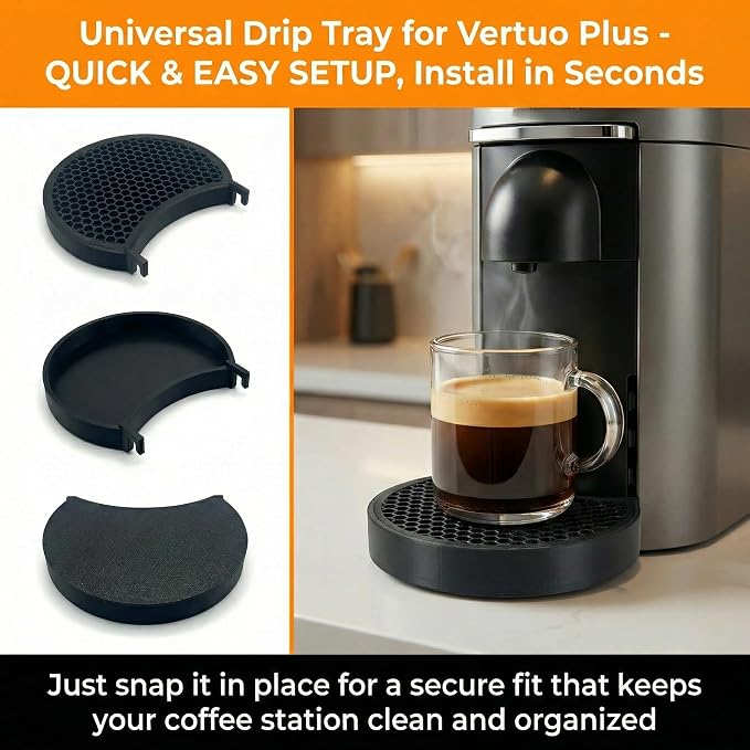 Drip Tray Replacement for Nespresso Vertuo Plus Coffee Machine, Compatible - Image 3