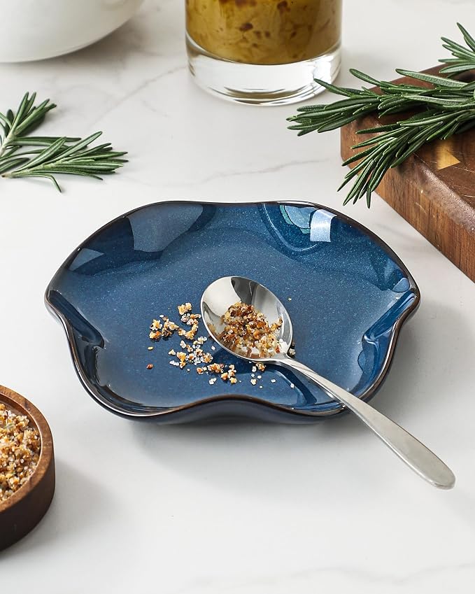 ABRUTY Spoon Rest for Stove Top, Ceramic Spoon Holder for Counter, Modern - Image 3
