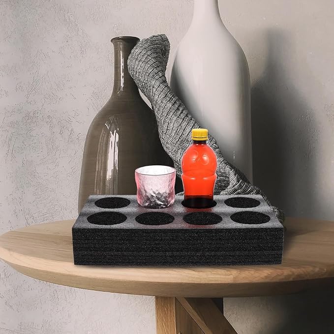 STOBOK 2pcs Cup Carrier Tray Foam Drink Carrier Holder Trays Coffee Cup Fixing - Image 4