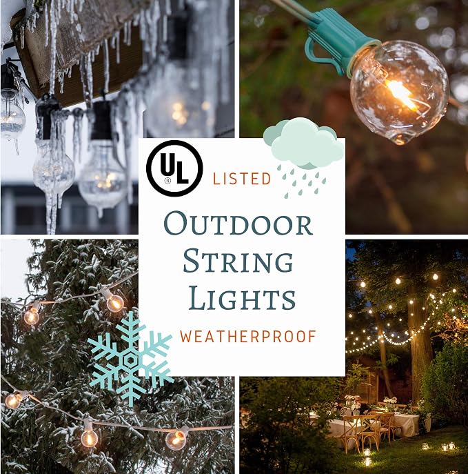 Hometown Evolution, Inc. 100 FT Outdoor LED String Lights - Image 6