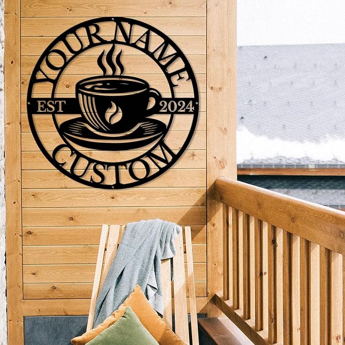 Custom Metal Coffee Bar Signs - Image 3