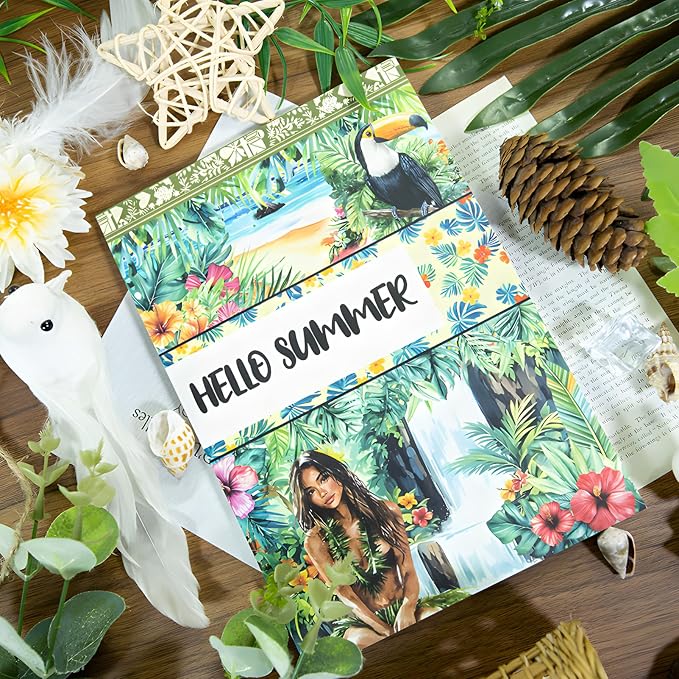 Snycler Hello Summer Theme Sticker Scrapbooking Supplies - Image 2