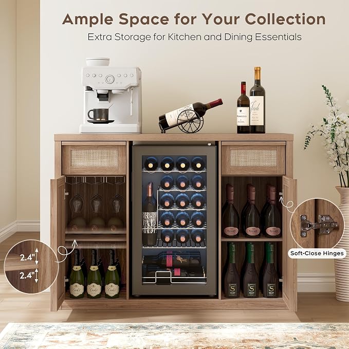 Yechen 50" Coffee Bar Cabinet - Image 3