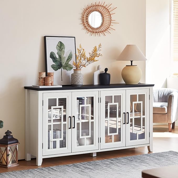 Joaxswe Large Sideboard Buffet Cabinet - Image 4