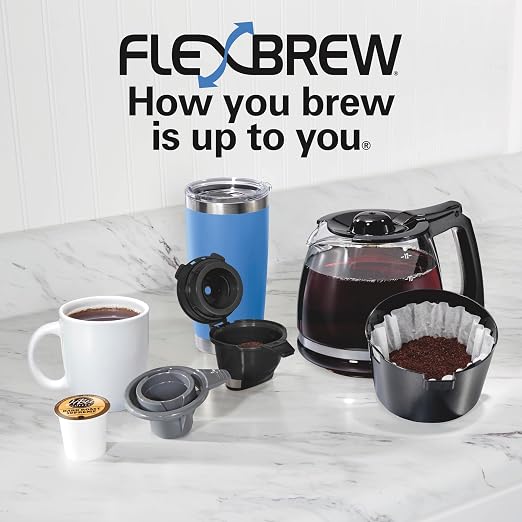 Hamilton Beach FlexBrew Trio 2-Way Coffee Maker, Compatible - Image 7