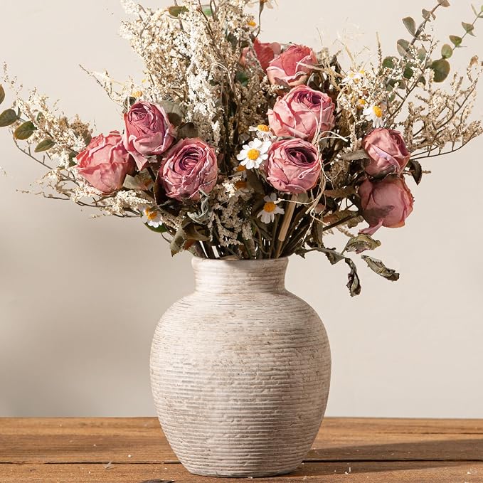 Vanselia Ceramic Flower Vase Home Decor - Image 8