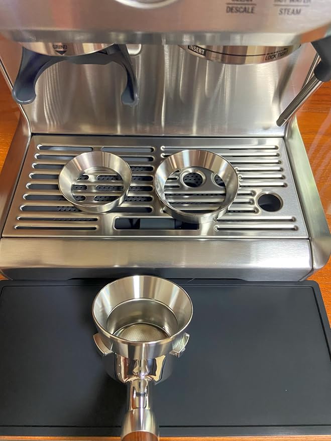 54mm Espresso Dosing Funnel Stainless Steel Coffee Dosing Ring fits 54mm - Image 2