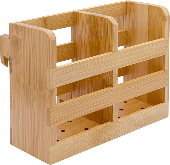 Bamboo Utensil Holder for Dish Rack - Image 6
