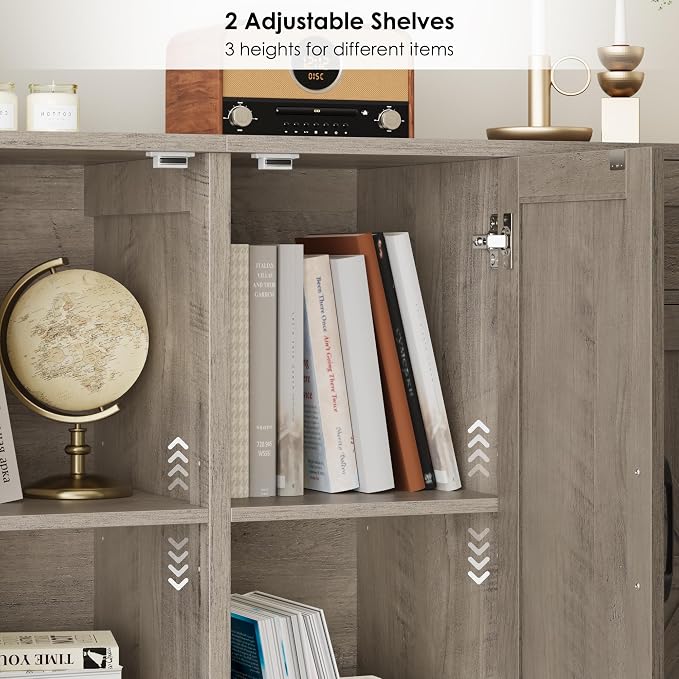 BOTLOG 71” Large Sideboard Buffet Cabinet - Image 5