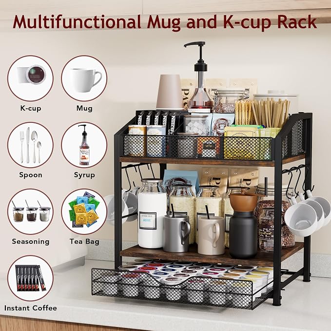 Homsorout Coffee Bar Organizer - Image 2