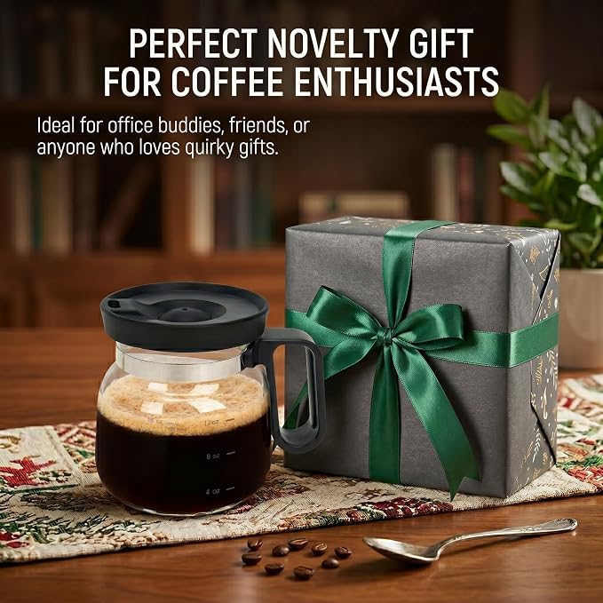 Coffee Pot Mug, 16oz Clear Heat-Resistant Glass Cup - Image 7