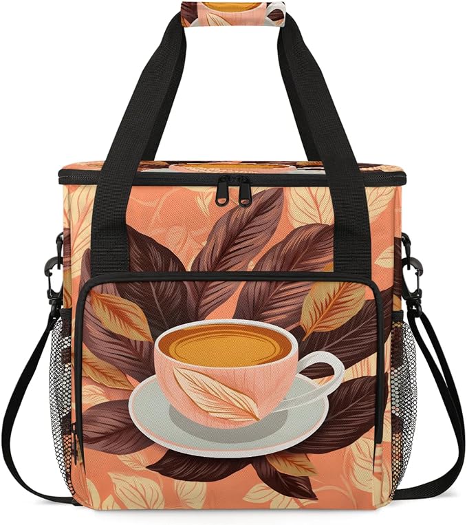 Coffee Maker Carring Bag Travel Storage Tote Bag Compatible by MARYHFENVA