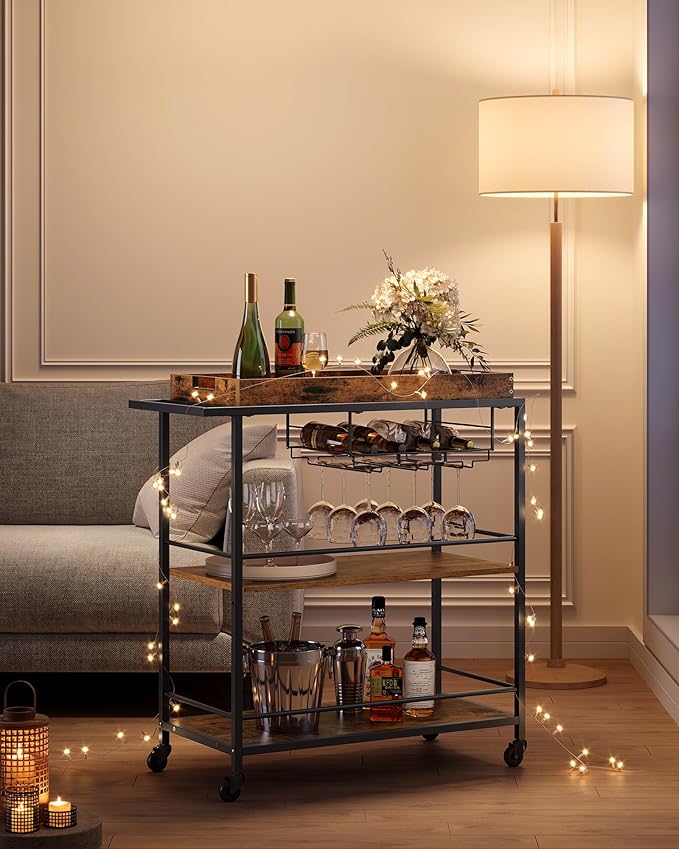 VASAGLE Kitchen Serving Cart - Image 7