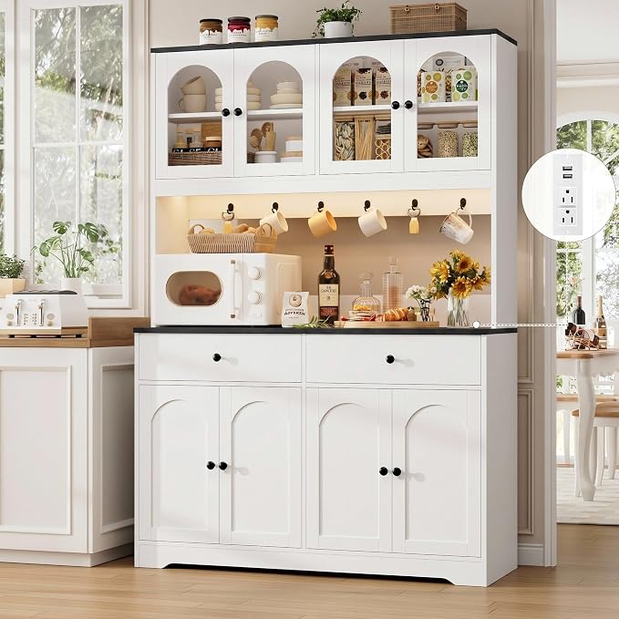 HIFIT 71" LED Kitchen Pantry Cabinet - Image 2