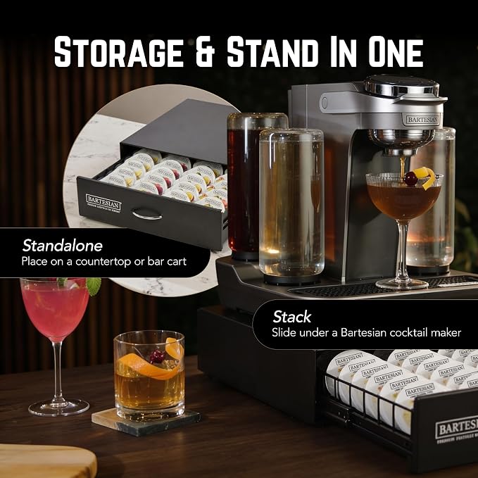 Bartesian Carbon Steel Cocktail Capsule Drawer - Image 6