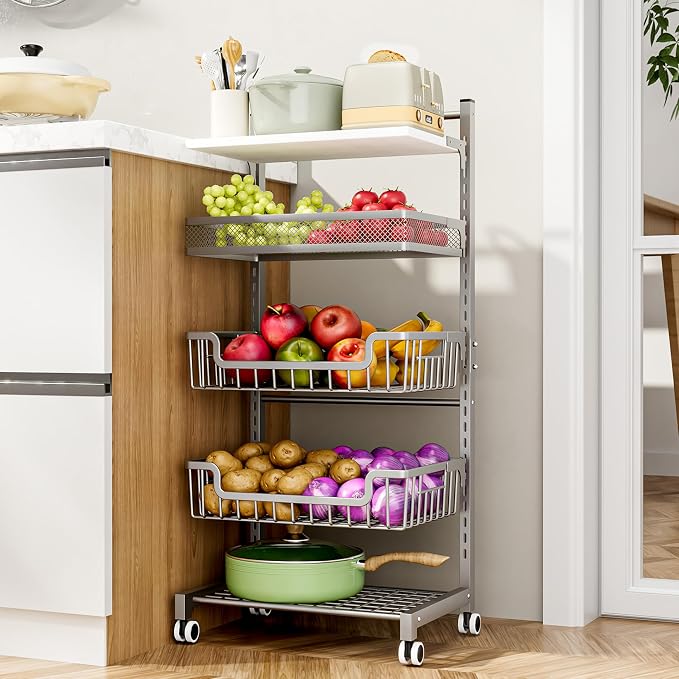 HapiRm Fruit Basket Kitchen Cart by HapiRm