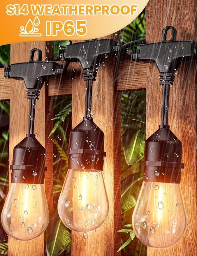 Svater Outdoor Led String Lights 75 FT, Patio Lights - Image 2