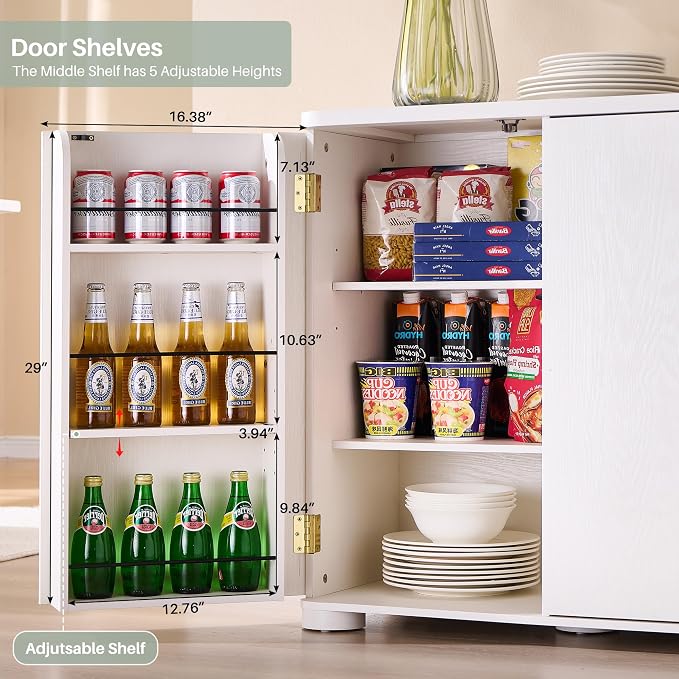 IFGET Curved Buffet Cabinet - Image 2