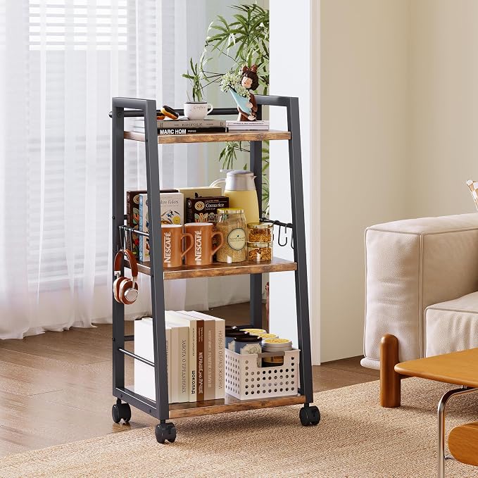 Homeiju 3 Tier Kitchen Storage Cart - Image 4
