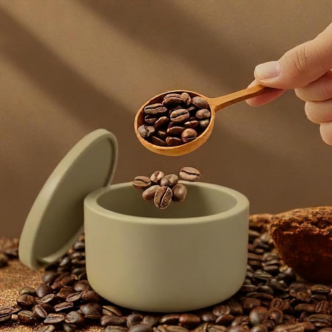 2 Pieces Wooden Coffee Spoon, Handmade Teak Wood Scoop - Image 7