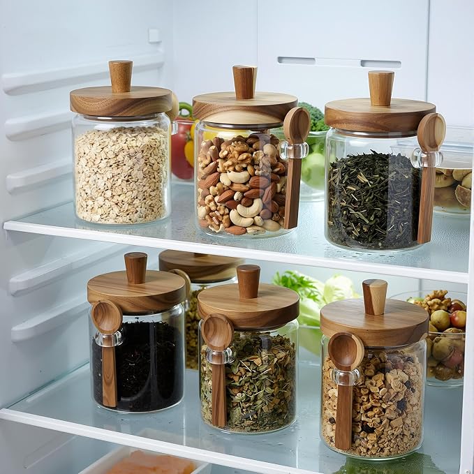 Remerry Set of 6 Glass Jar - Image 5