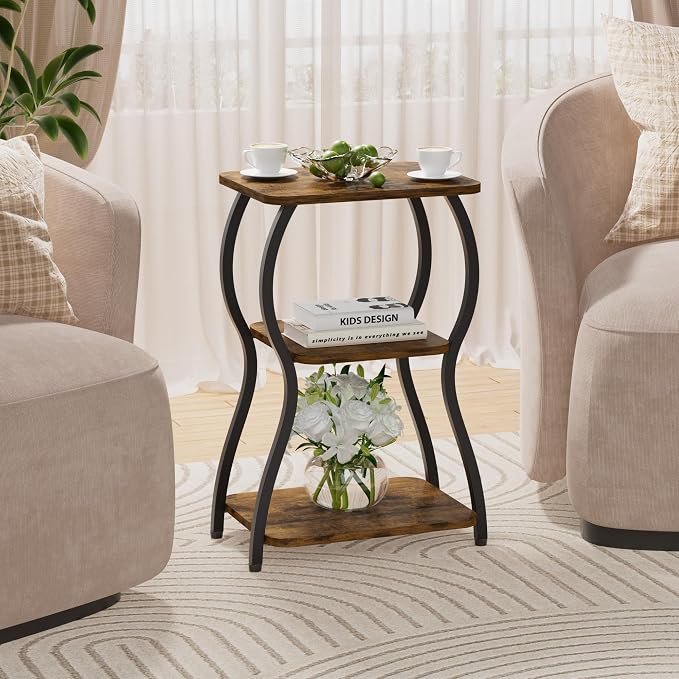 JUSTOGO Side Table, Small End Table - Image 8