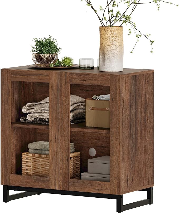WAMPAT Sideboard Buffet Cabinets, Modern Credenza Sideboard - Image 9