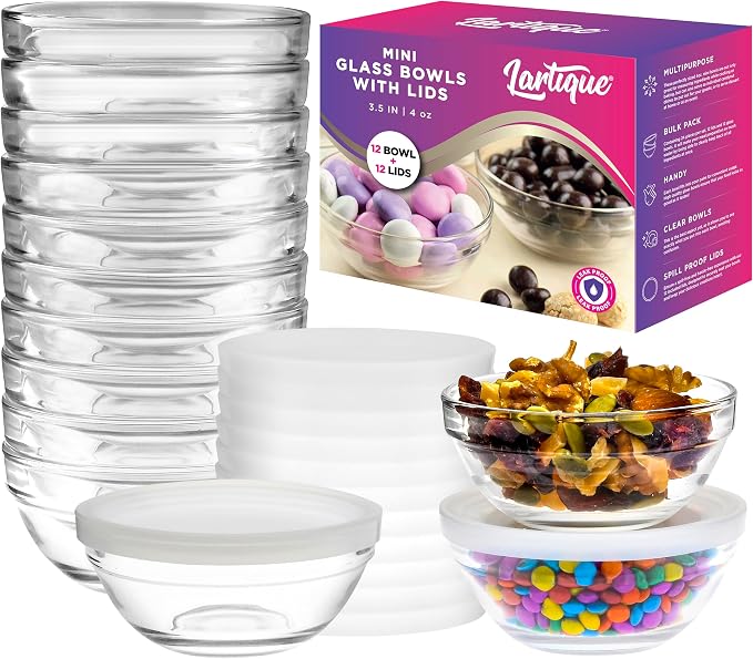 Mini 3.5 Inch Small Glass Bowls - Image 7