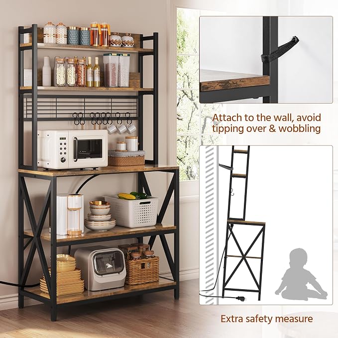 Yaheetech Kitchen Bakers Rack - Image 7