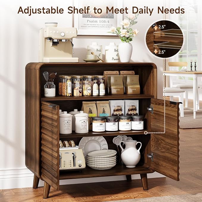31.5" Sideboard Buffet Cabinet - Image 5