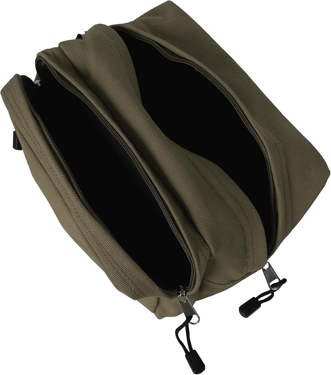 Rothco Canvas Dual Compartment Travel Kit - Image 8