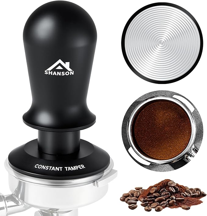 ShanSon 53mm Espresso Tamper, Coffee Accessories, Triple Spring 30lb Constant by ShanSon